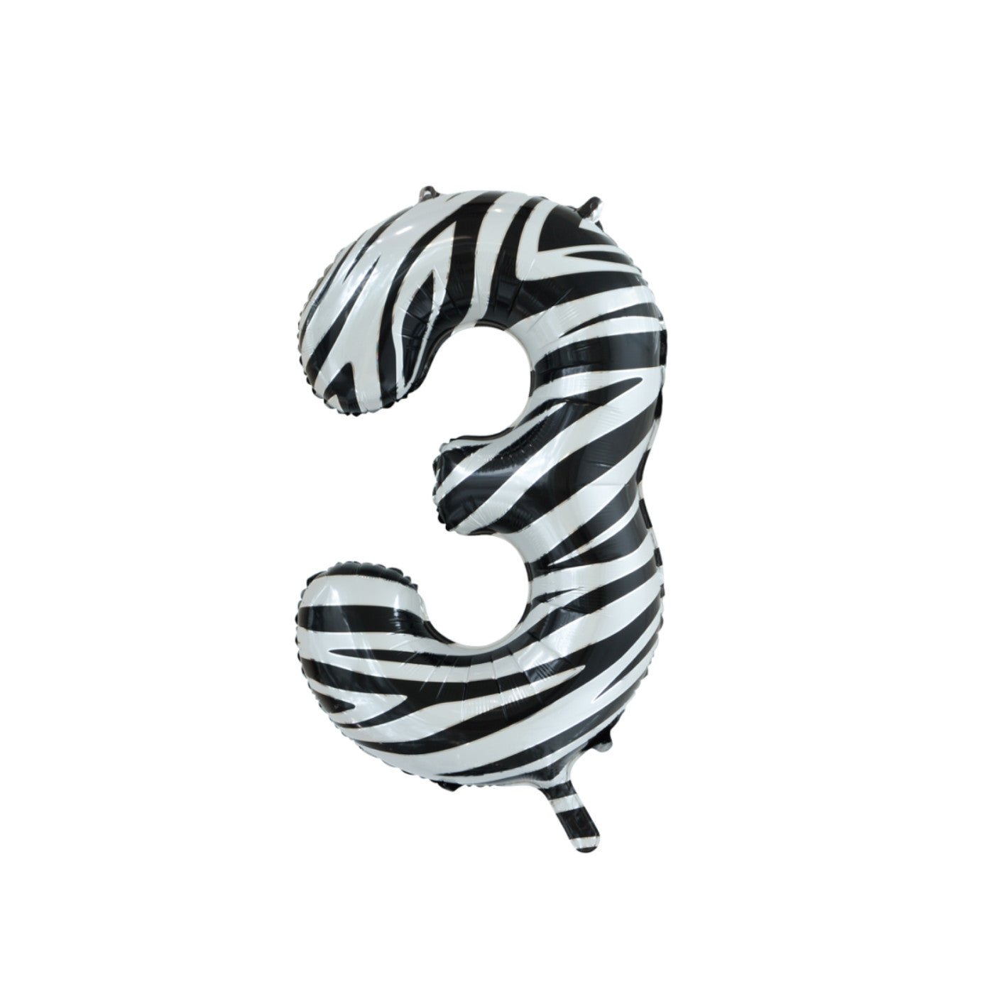 Folie cijferballon zebra 86 cm