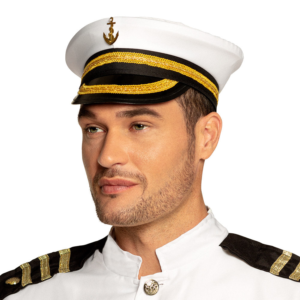 Kapiteinspet Nicholas wit