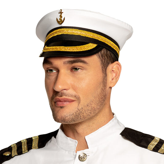 Kapiteinspet Nicholas wit
