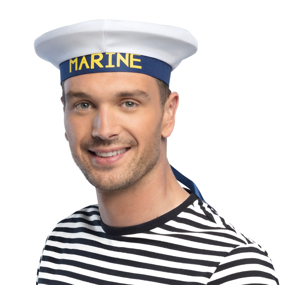 Matrozenpet Marine wit
