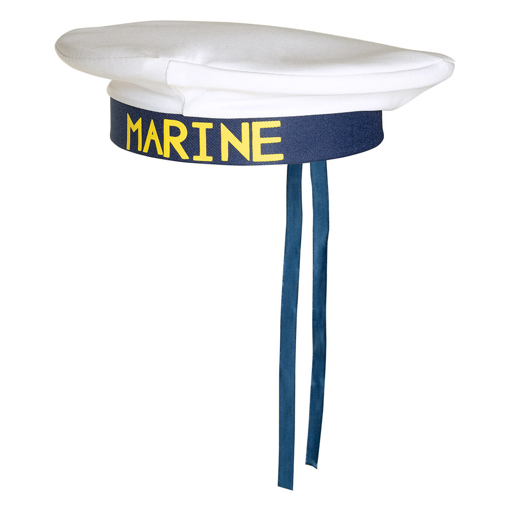 Matrozenpet Marine wit - foto 2