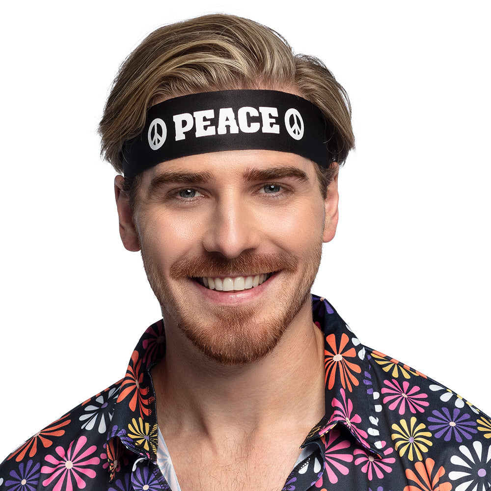 Hoofdband Peace zwart - foto 3