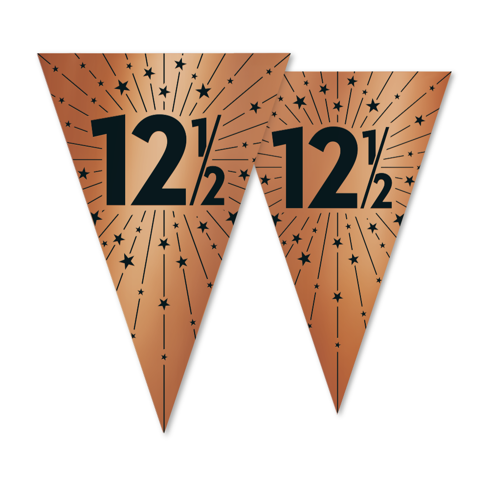 Vlaggenlijn 12,5 Jaar Koper – 10 meter (Dubbelzijdig)
