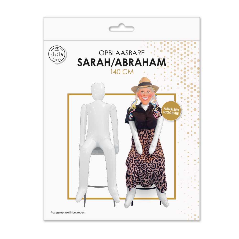 Opblaasbare Abraham / Sara Pop – 145 x 48 cm