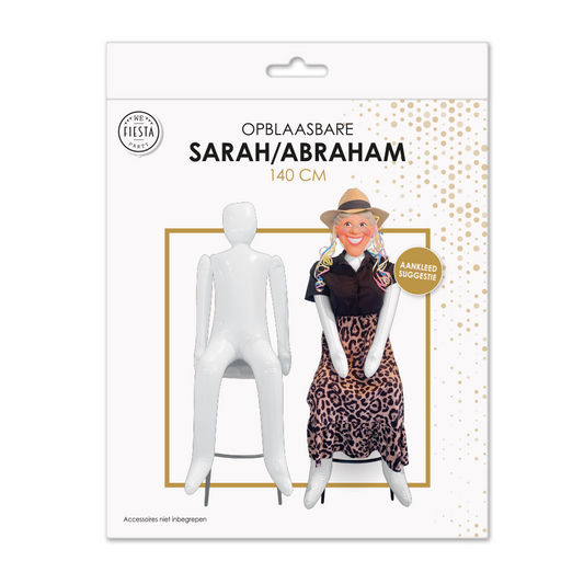 Opblaasbare Abraham / Sara Pop – 145 x 48 cm