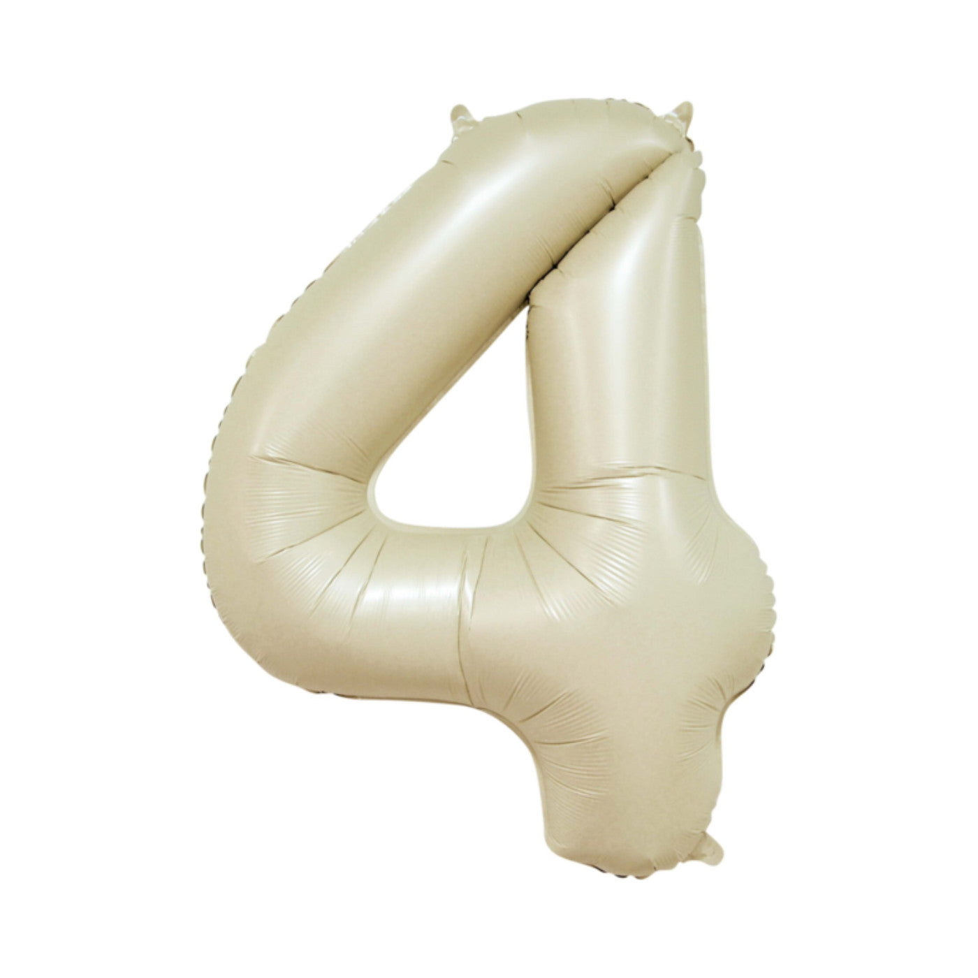Folie cijferballon creme 86 cm