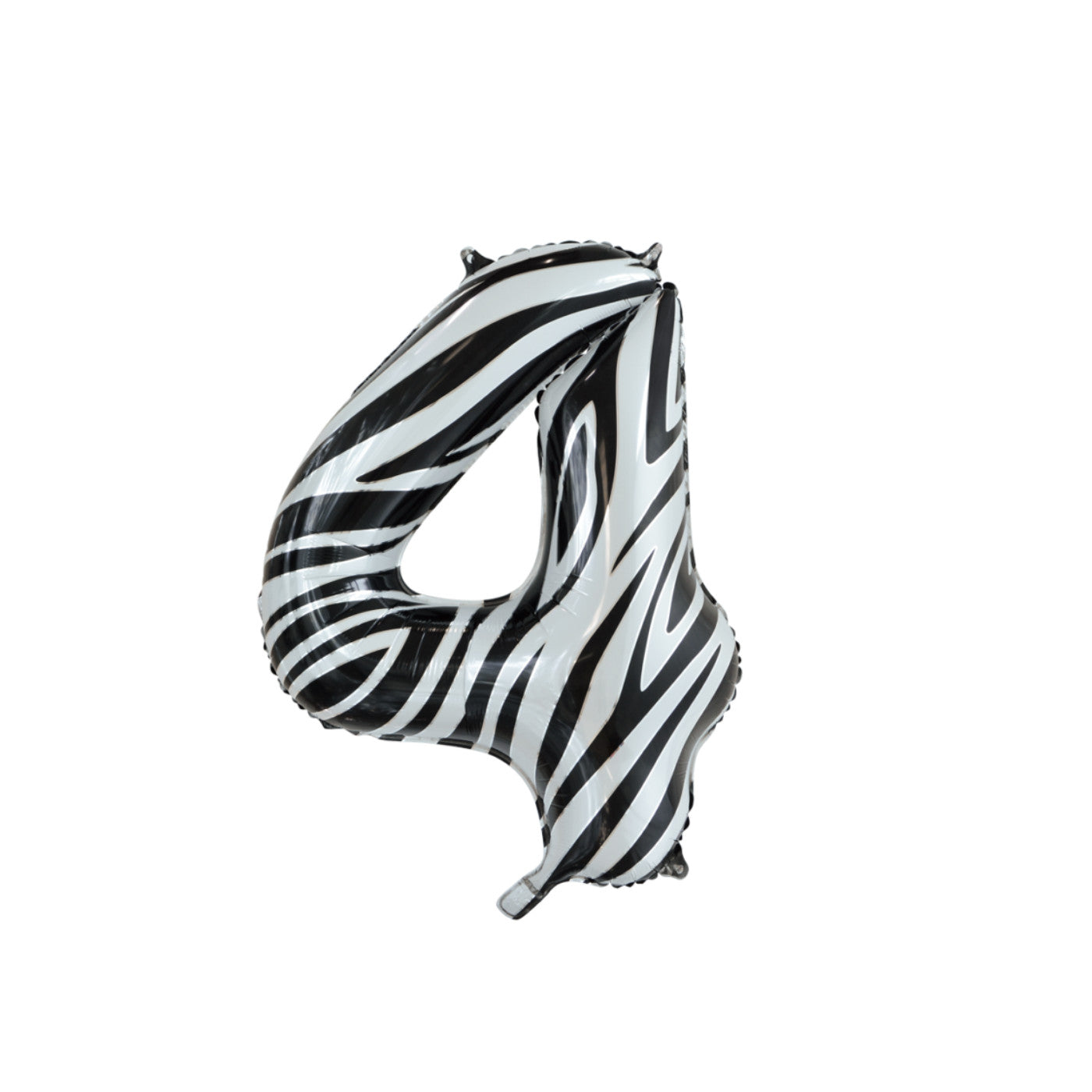 Folie cijferballon zebra 86 cm