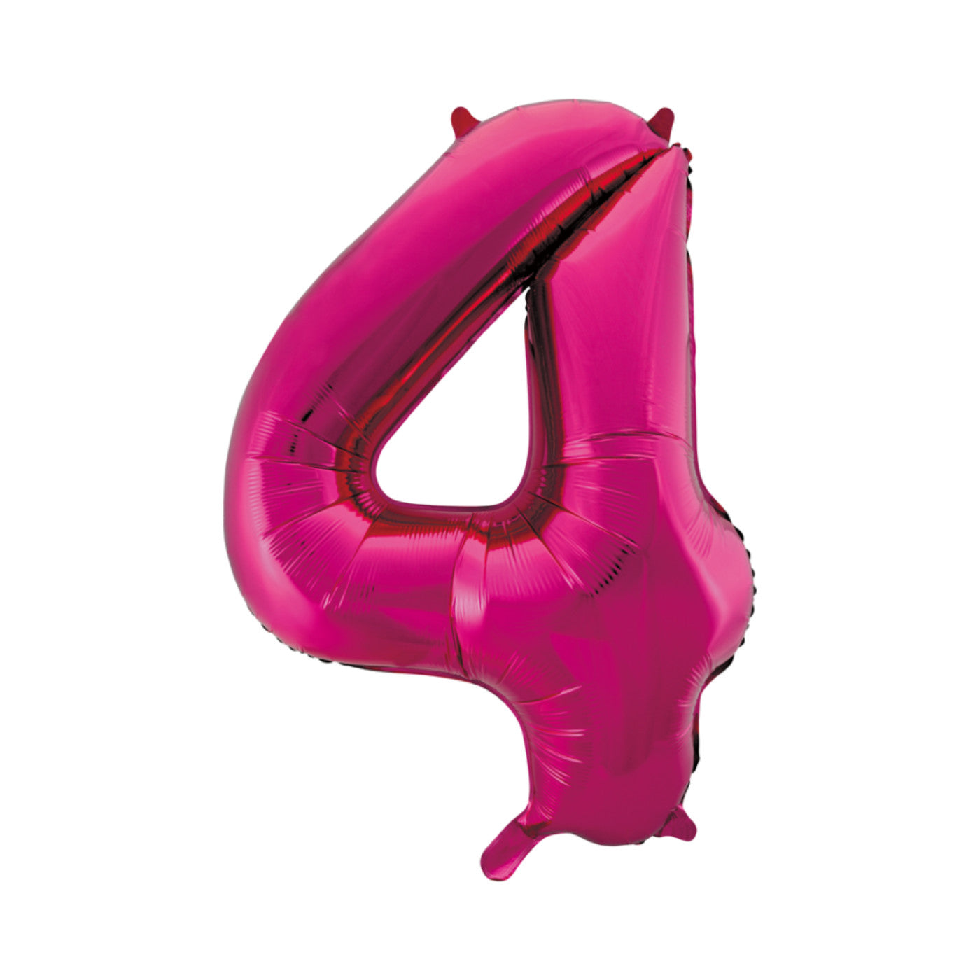 Folie cijferballon roze 86 cm