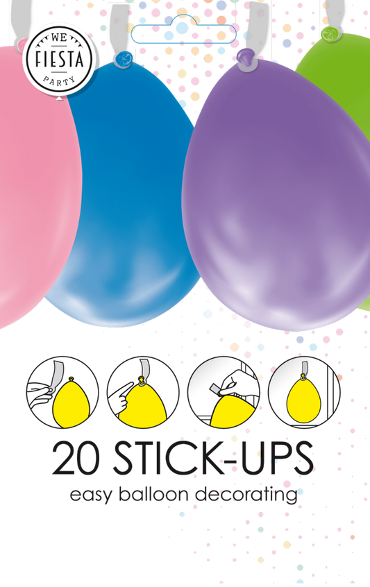 Plakstrips voor ballonnen (20 stuks)