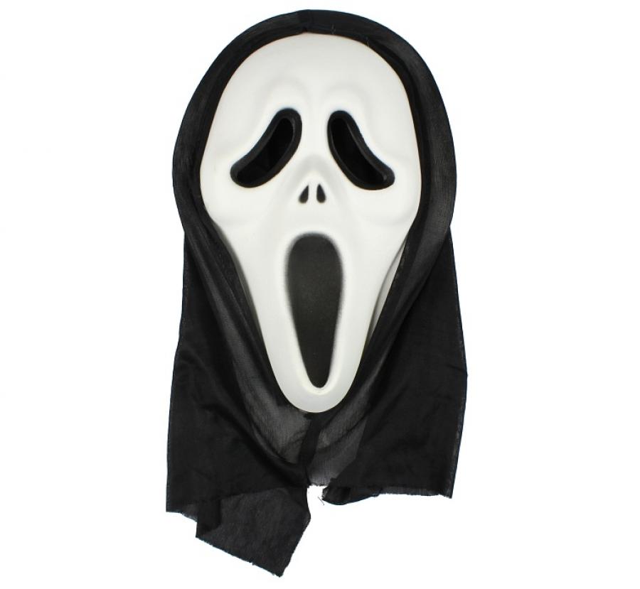 Masker Scream met kap