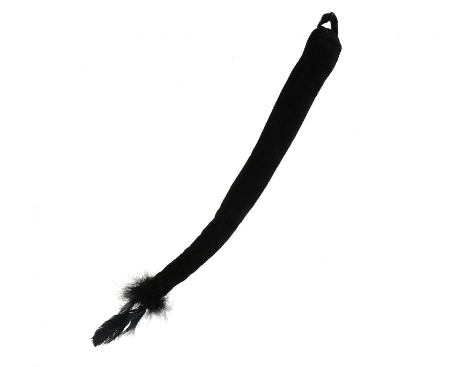 Duivelsstaart zwart 38 cm