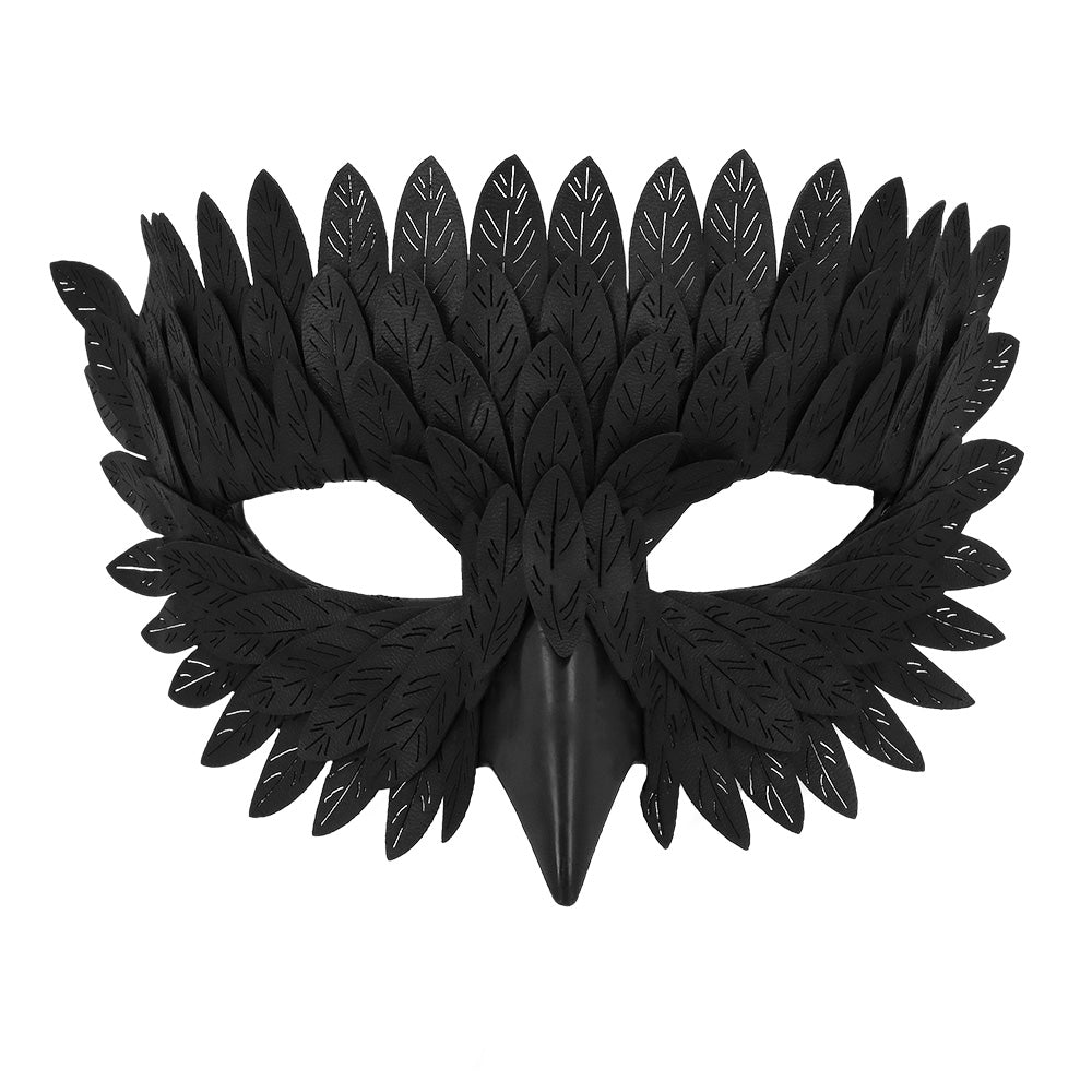 Oogmasker raaf zwart - foto 2