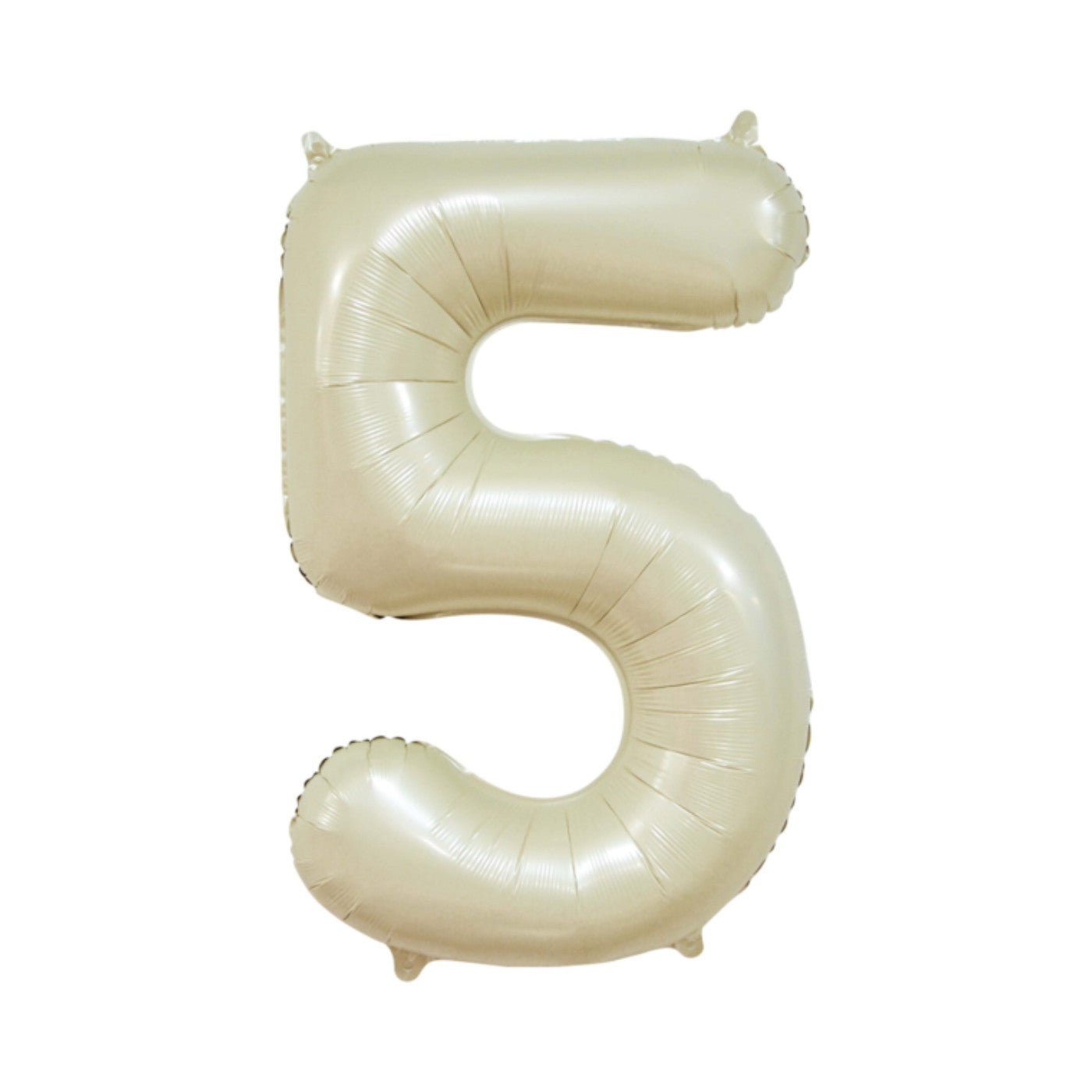 Folie cijferballon creme 86 cm