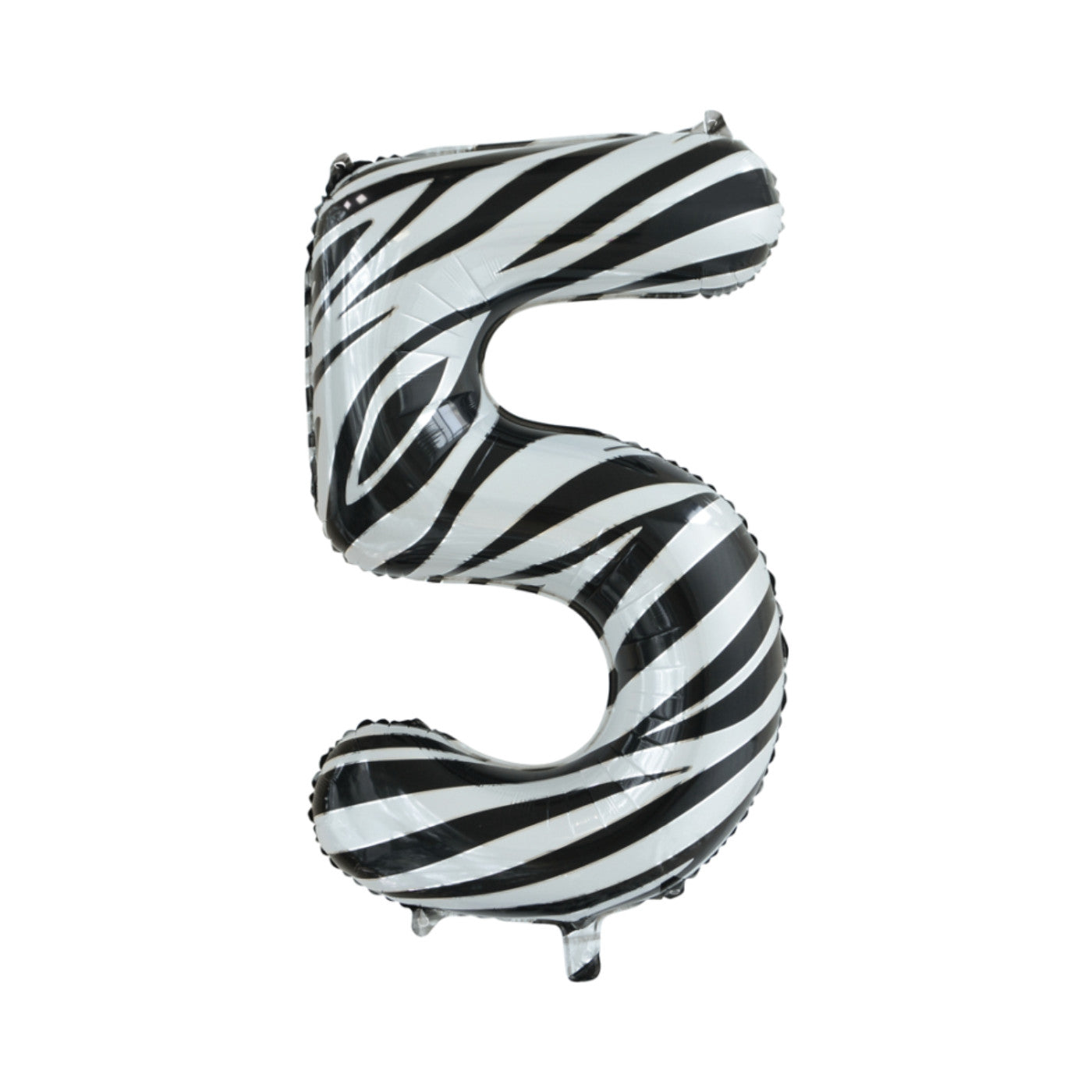 Folie cijferballon zebra 86 cm