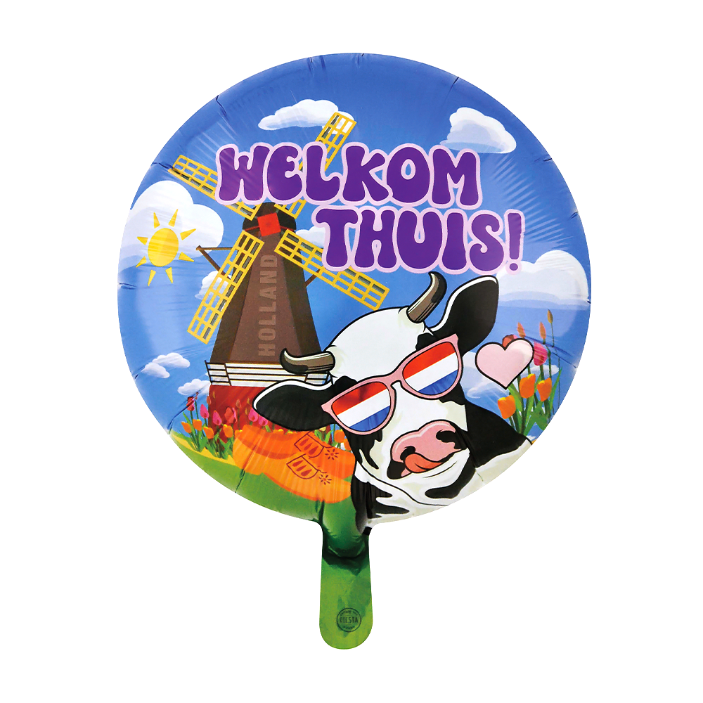 Folieballon Welkom Thuis Molen 46 cm