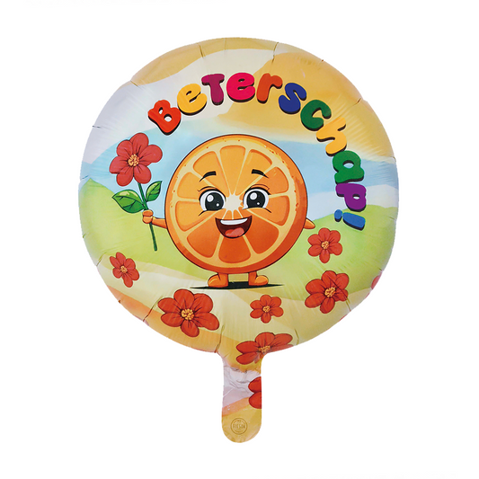 Folieballon Beterschap Sinaasappel 46 cm
