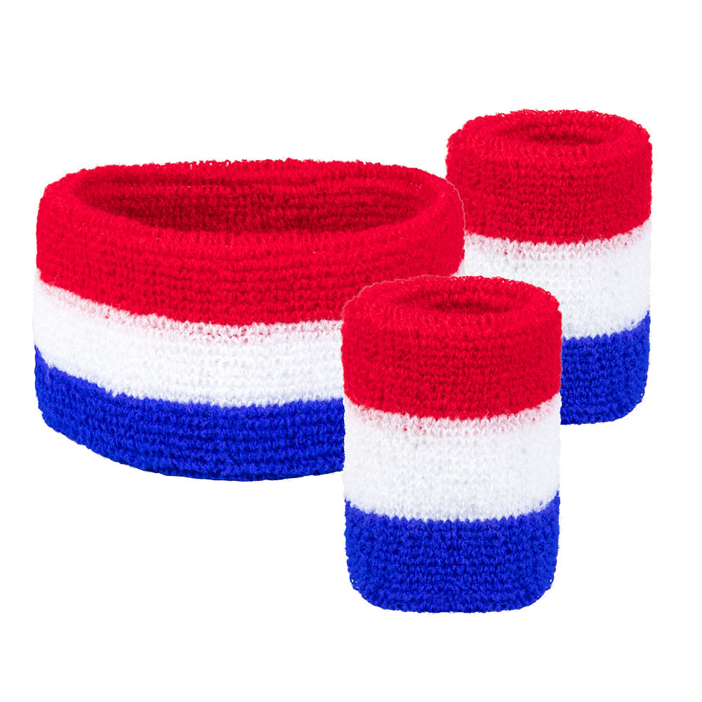 Zweetbandjes Nederland set van 3 - foto 2