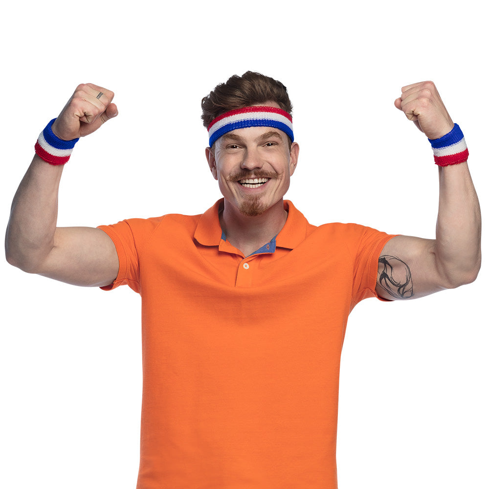 Zweetbandjes Nederland set van 3 - foto 3
