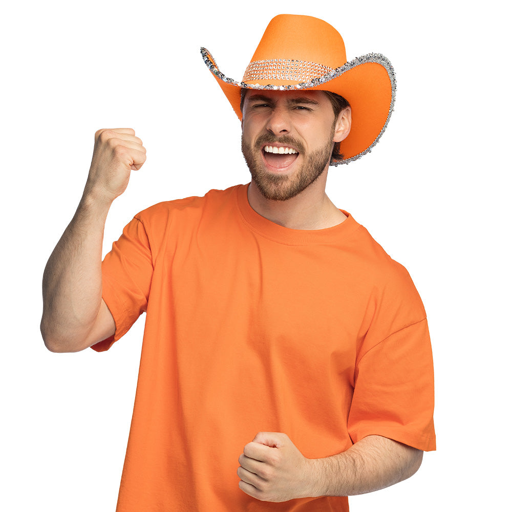 Cowboyhoed Spark oranje - foto 3