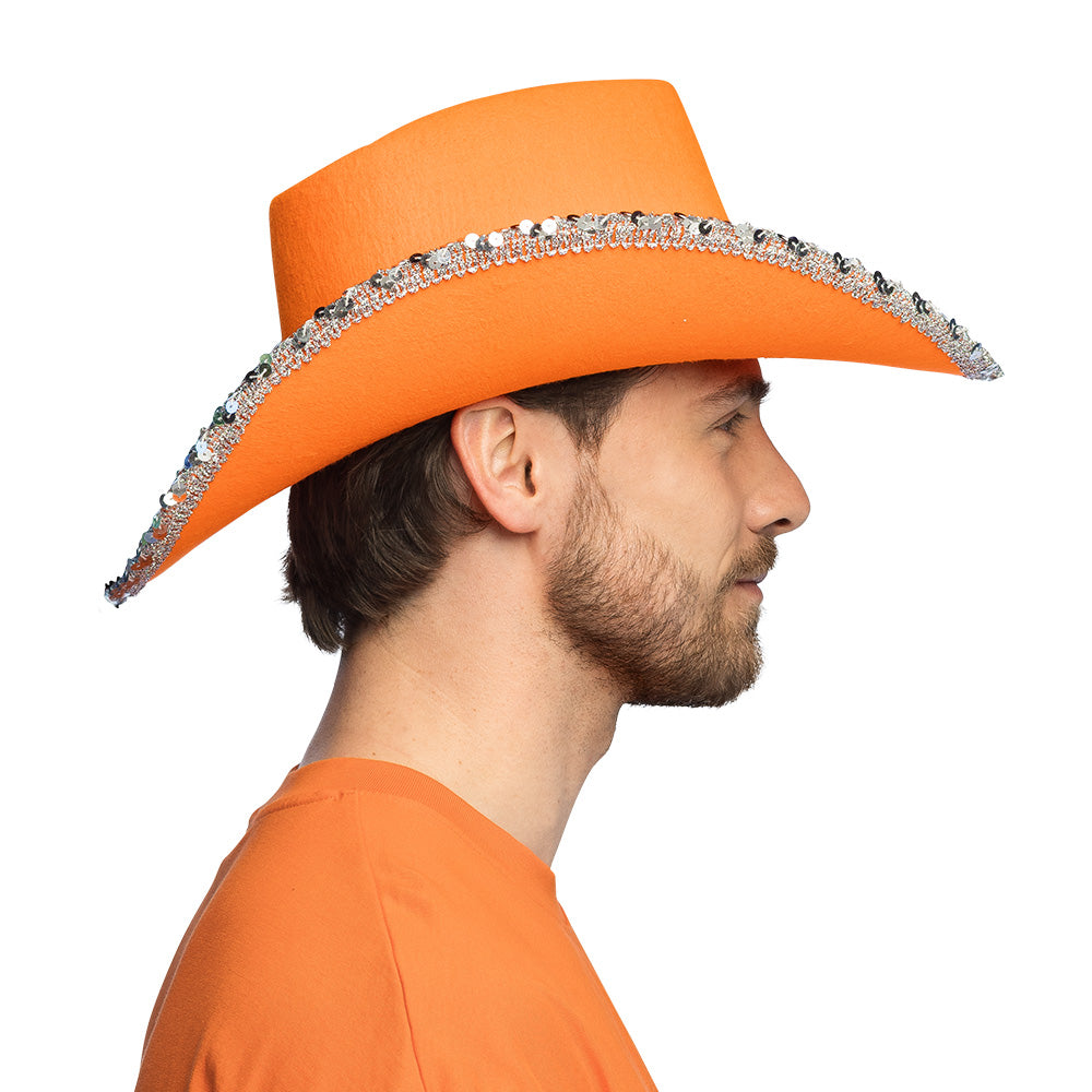 Cowboyhoed Spark oranje - foto 4