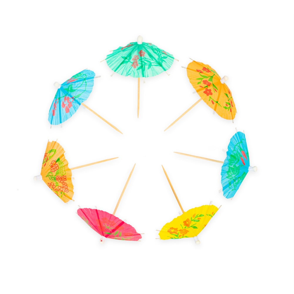 Cocktailparasols papier (12 stuks) - foto 2