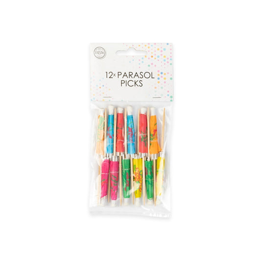 Cocktailparasols papier (12 stuks)
