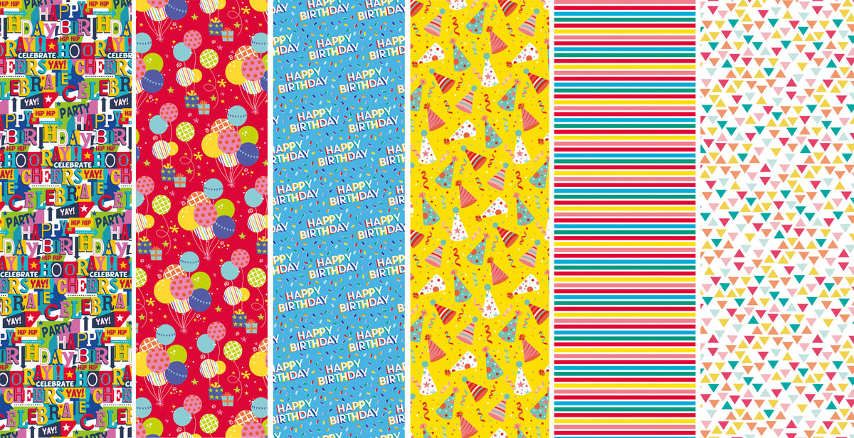 Cadeaupapier verjaardag 70 x 200 cm - foto 2