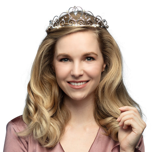 Tiara Royal Alexandra zilver metaal