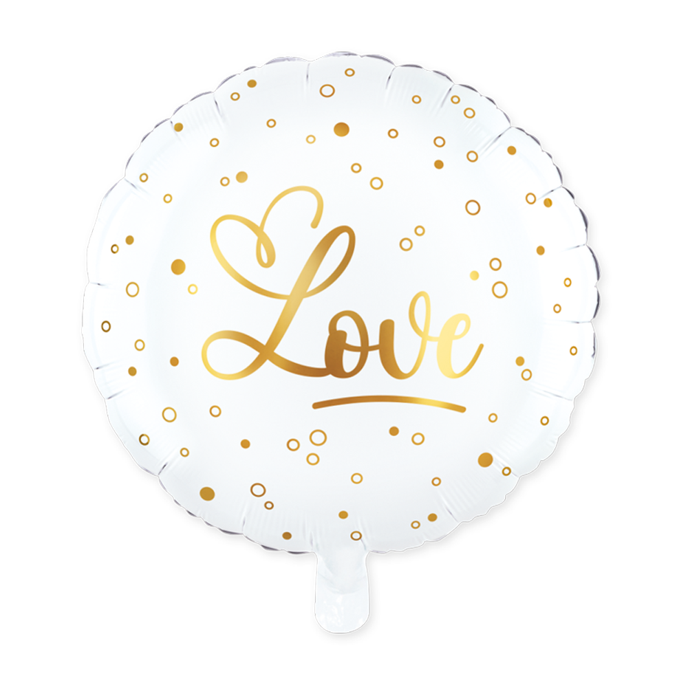 Folieballon XL Rond Love 90 cm