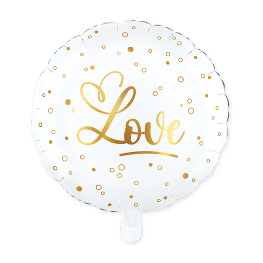 Folieballon XL Rond Love 90 cm