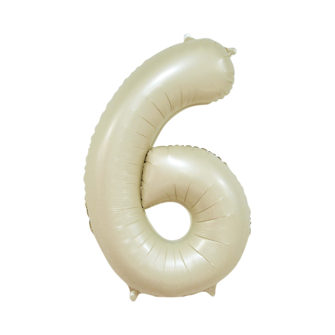 Folie cijferballon creme 86 cm