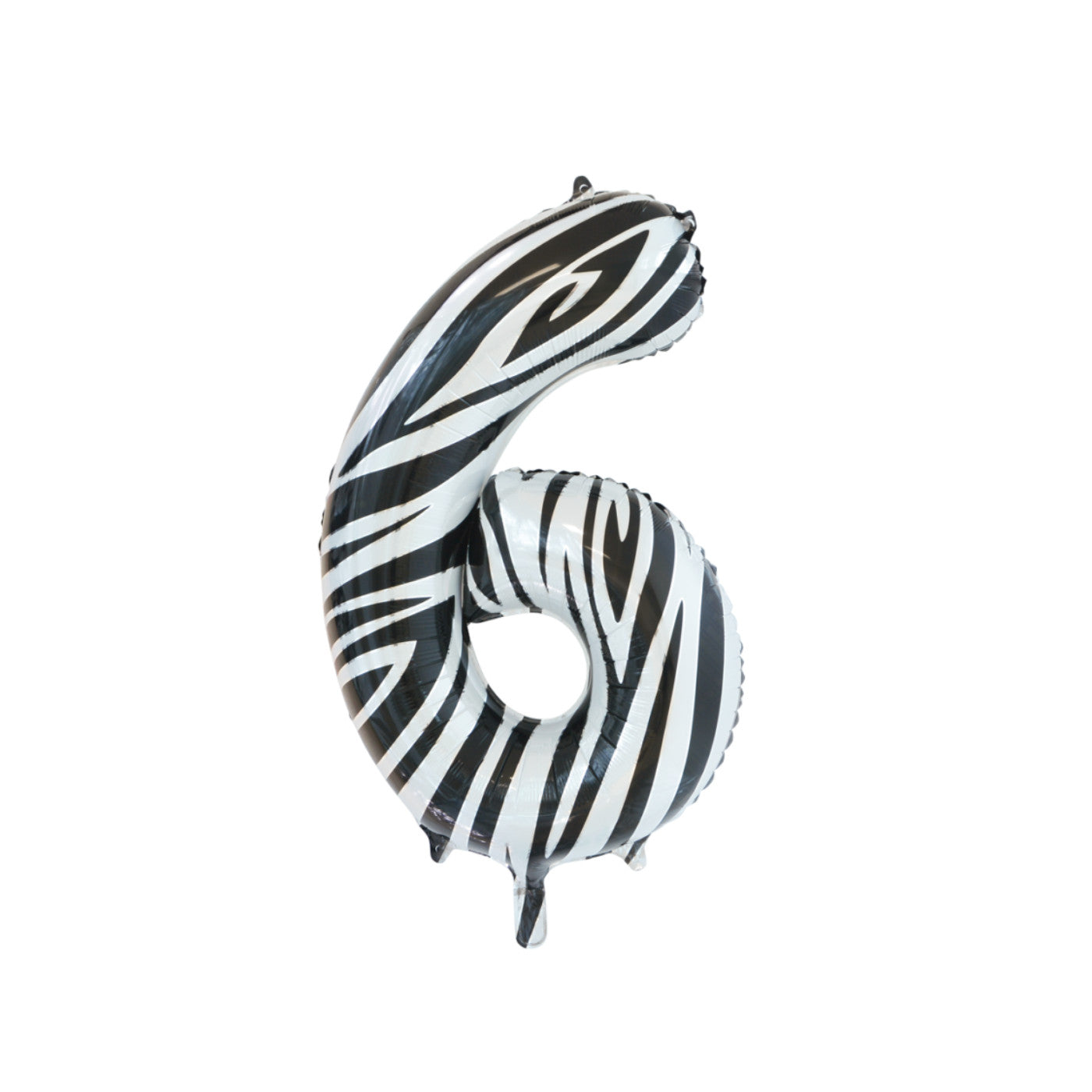 Folie cijferballon zebra 86 cm