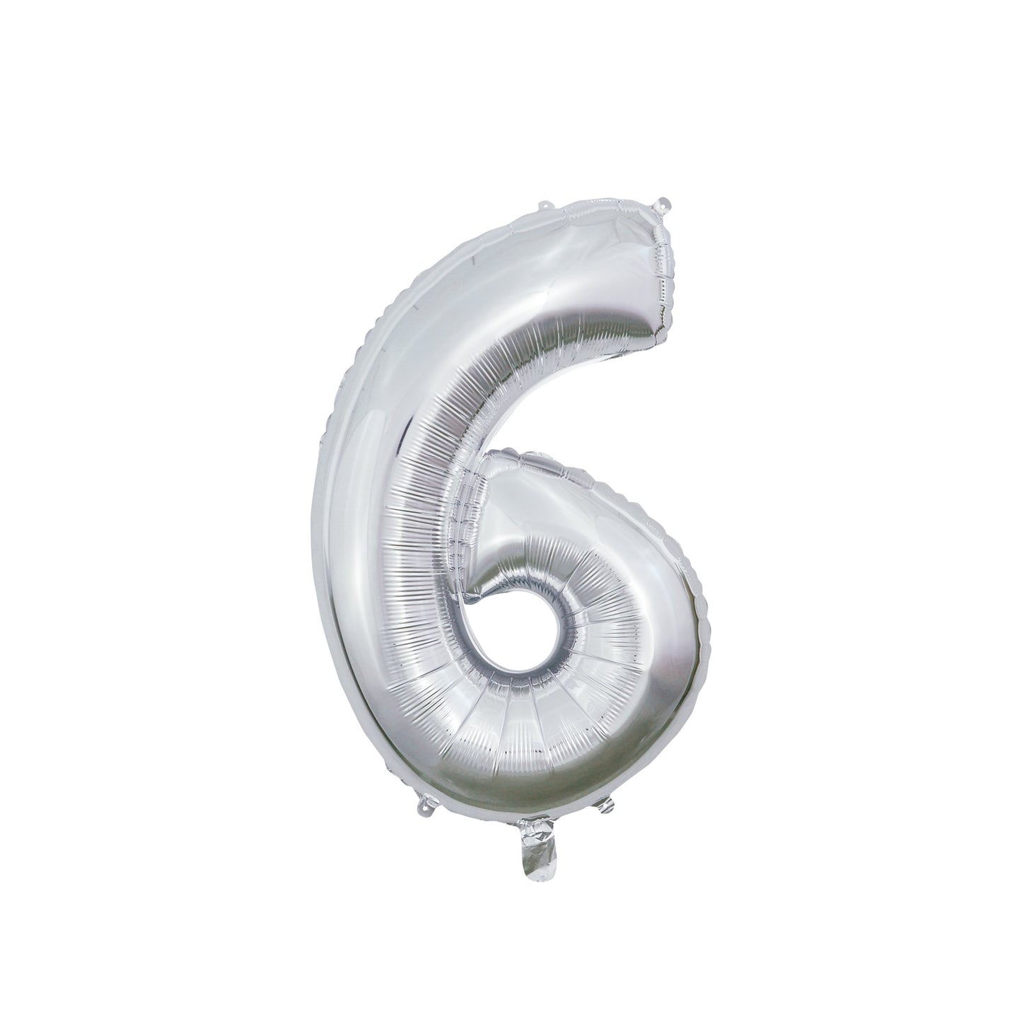 Folie Cijferballon Zilver 66 cm