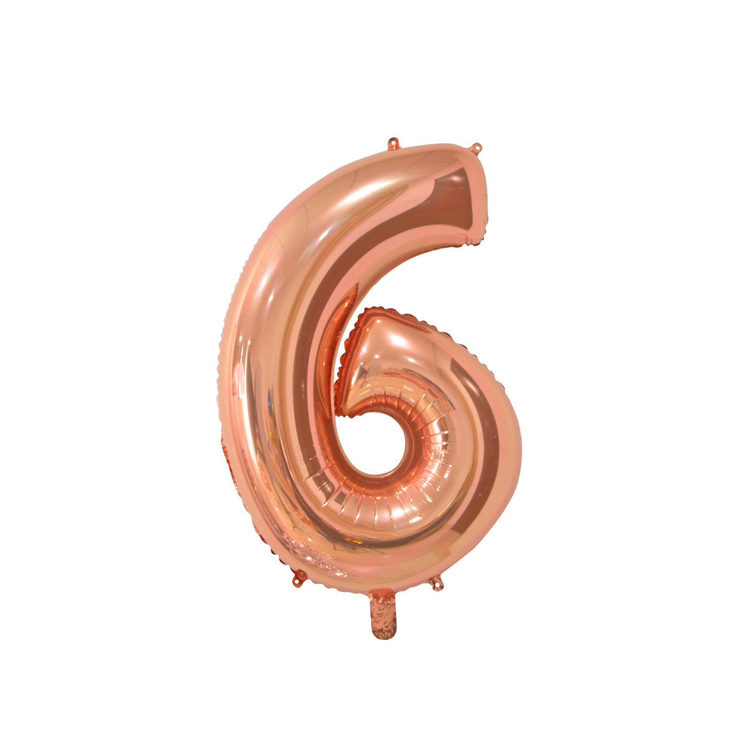 Folie Cijferballon Rosé Goud 66 cm