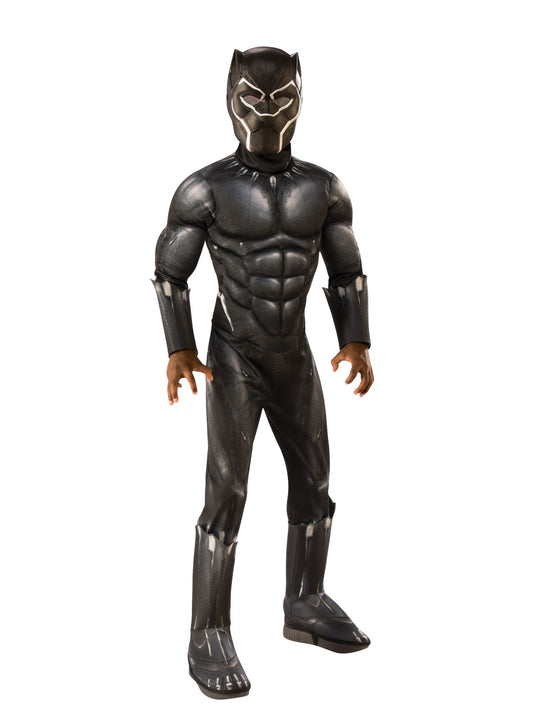 Kinderkostuum Black Panther deluxe
