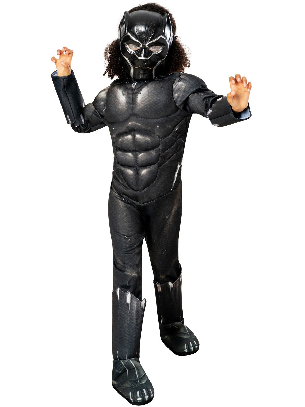 Kinderkostuum Black Panther deluxe - foto 2