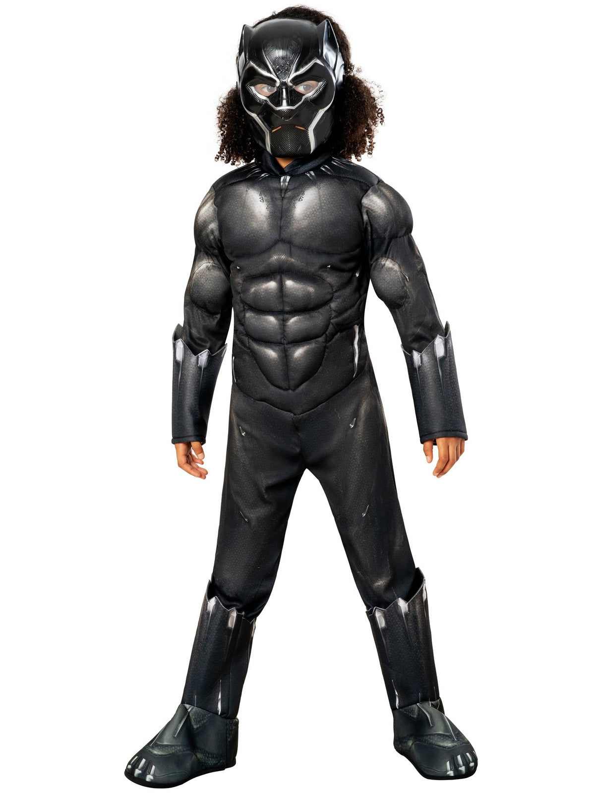 Kinderkostuum Black Panther deluxe - foto 3