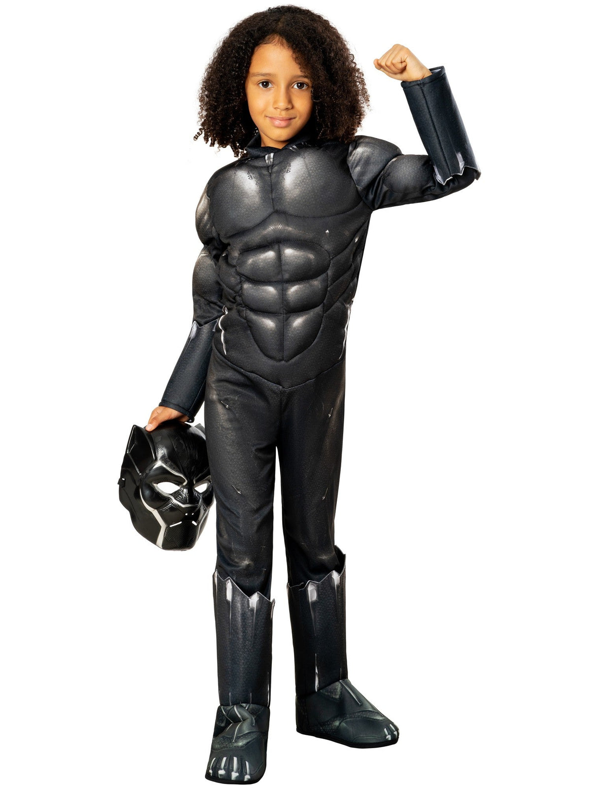 Kinderkostuum Black Panther deluxe - foto 5