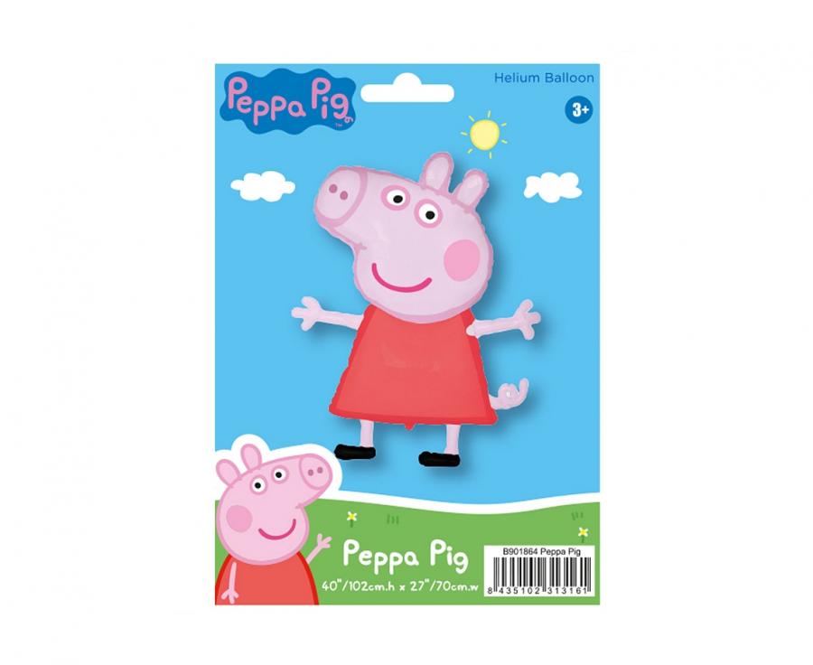 Folieballon Peppa Pig Figuur 102 cm