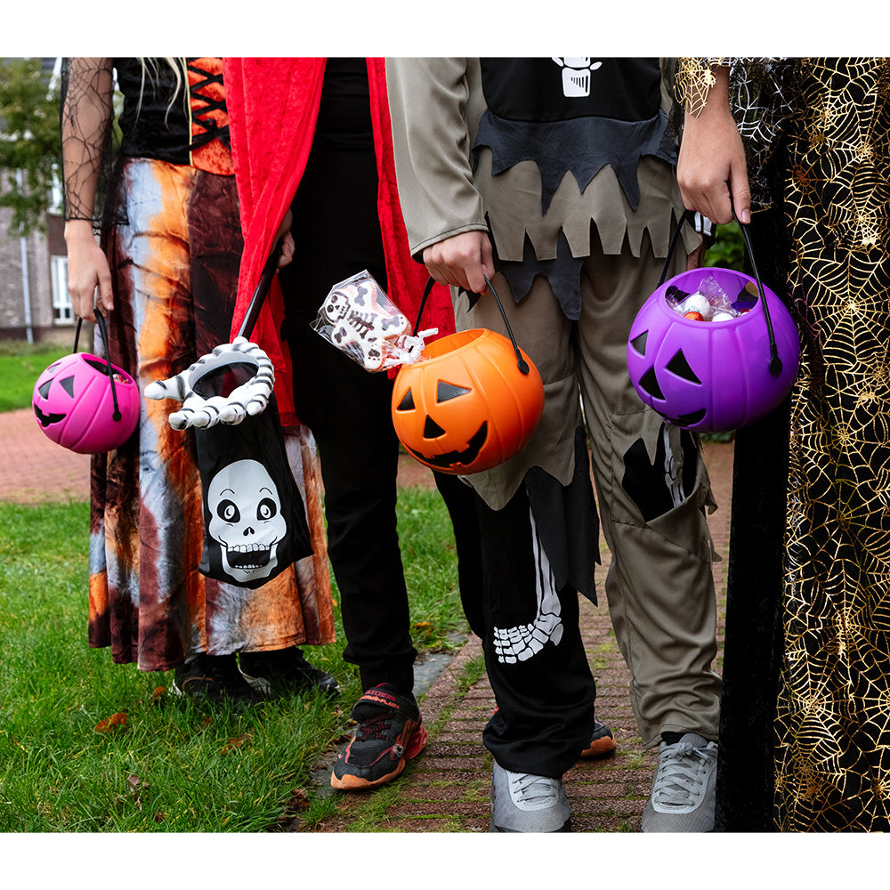 Snoepzak Trick or Treat schedel - foto 5