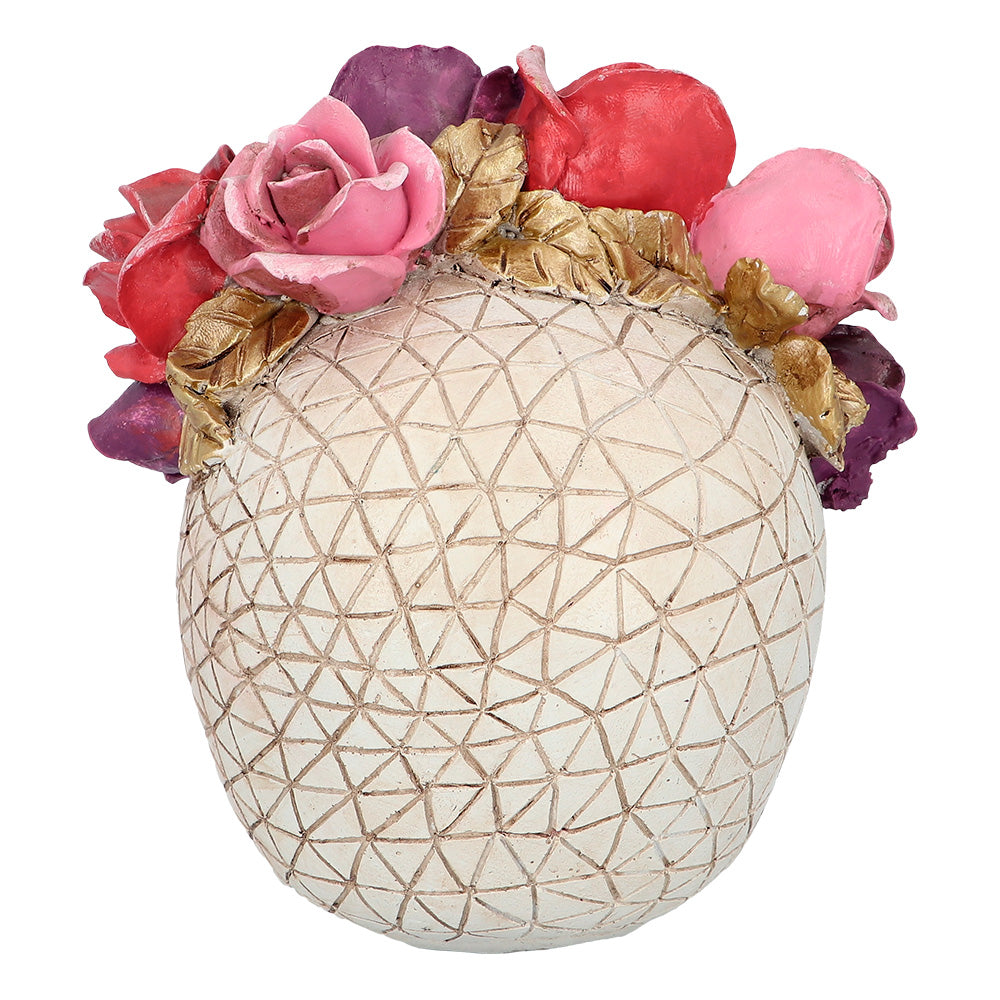 Decoratieschedel Señora Rosa 15 cm - foto 3