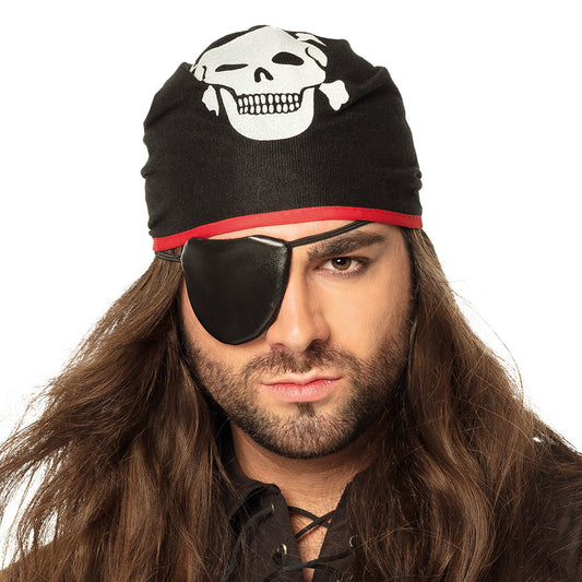 Piratenbandana Thomas met ooglapje