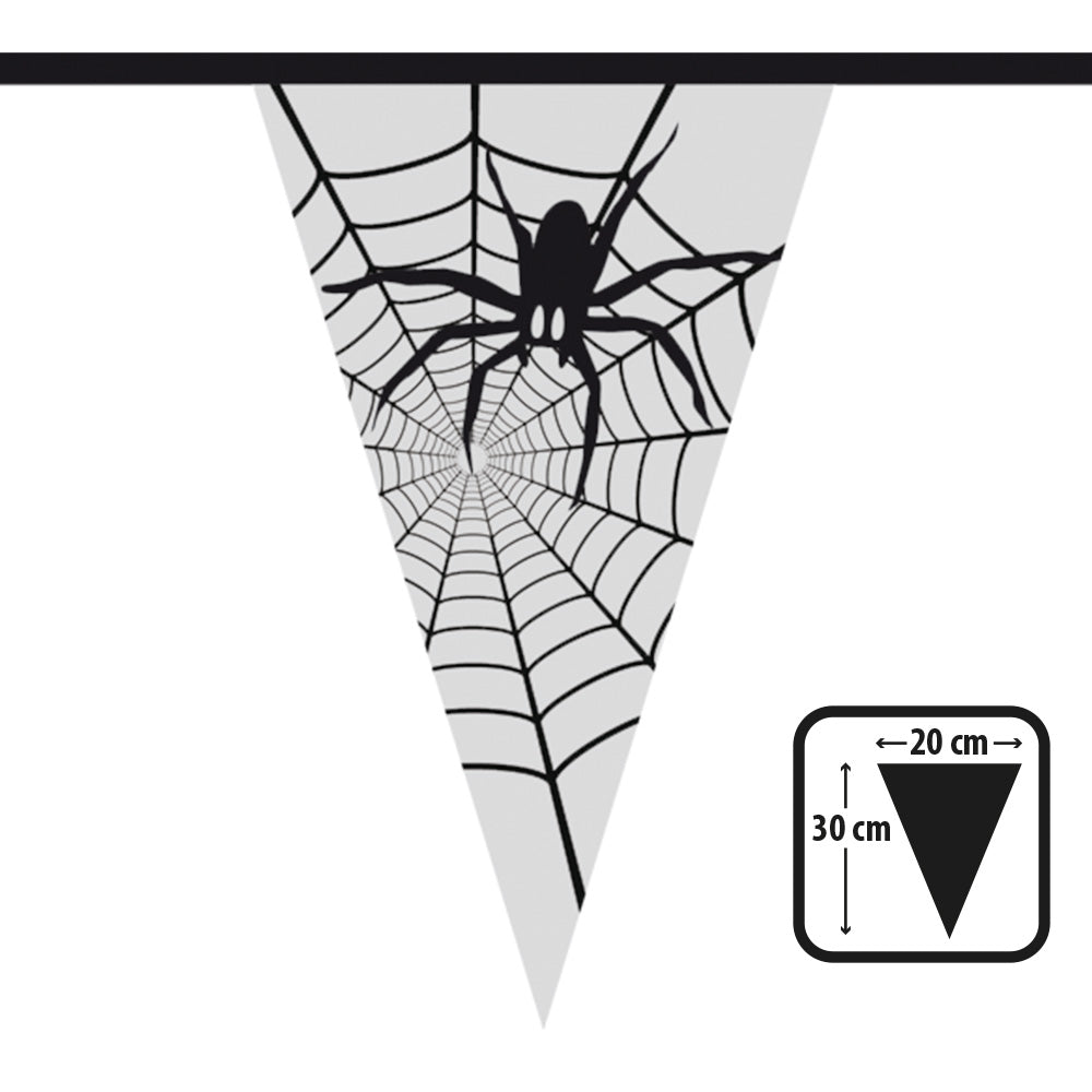 Vlaggenlijn spinnenweb 6 meter