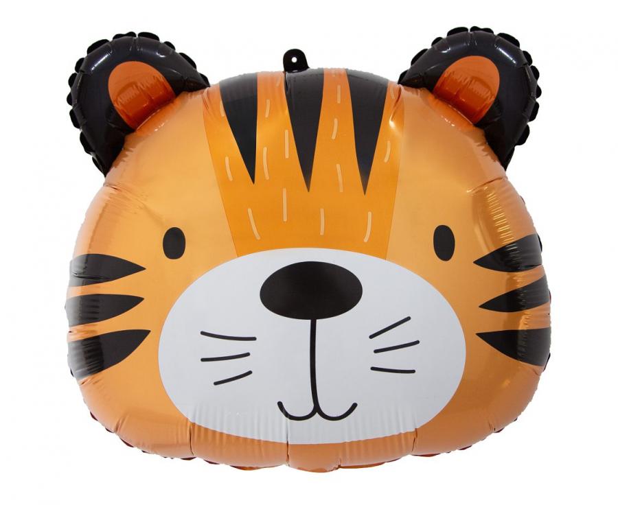 Folieballon Tijgerkop 41 cm