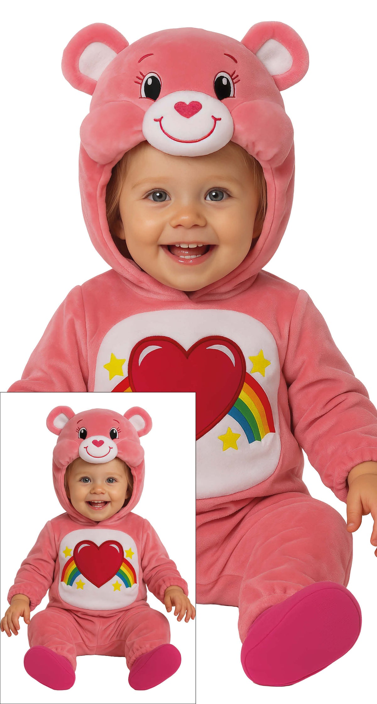 Babykostuum Troetelbeer roze