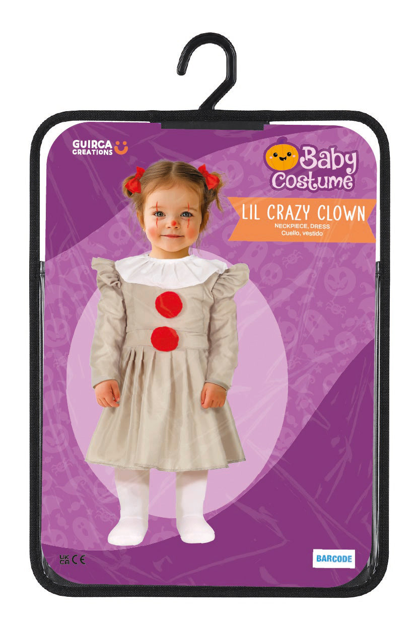 Babykostuum horrorclown meisje - foto 3