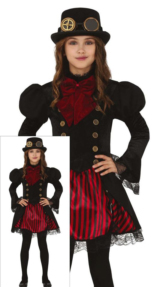 Kinderkostuum gothic vampier meisje