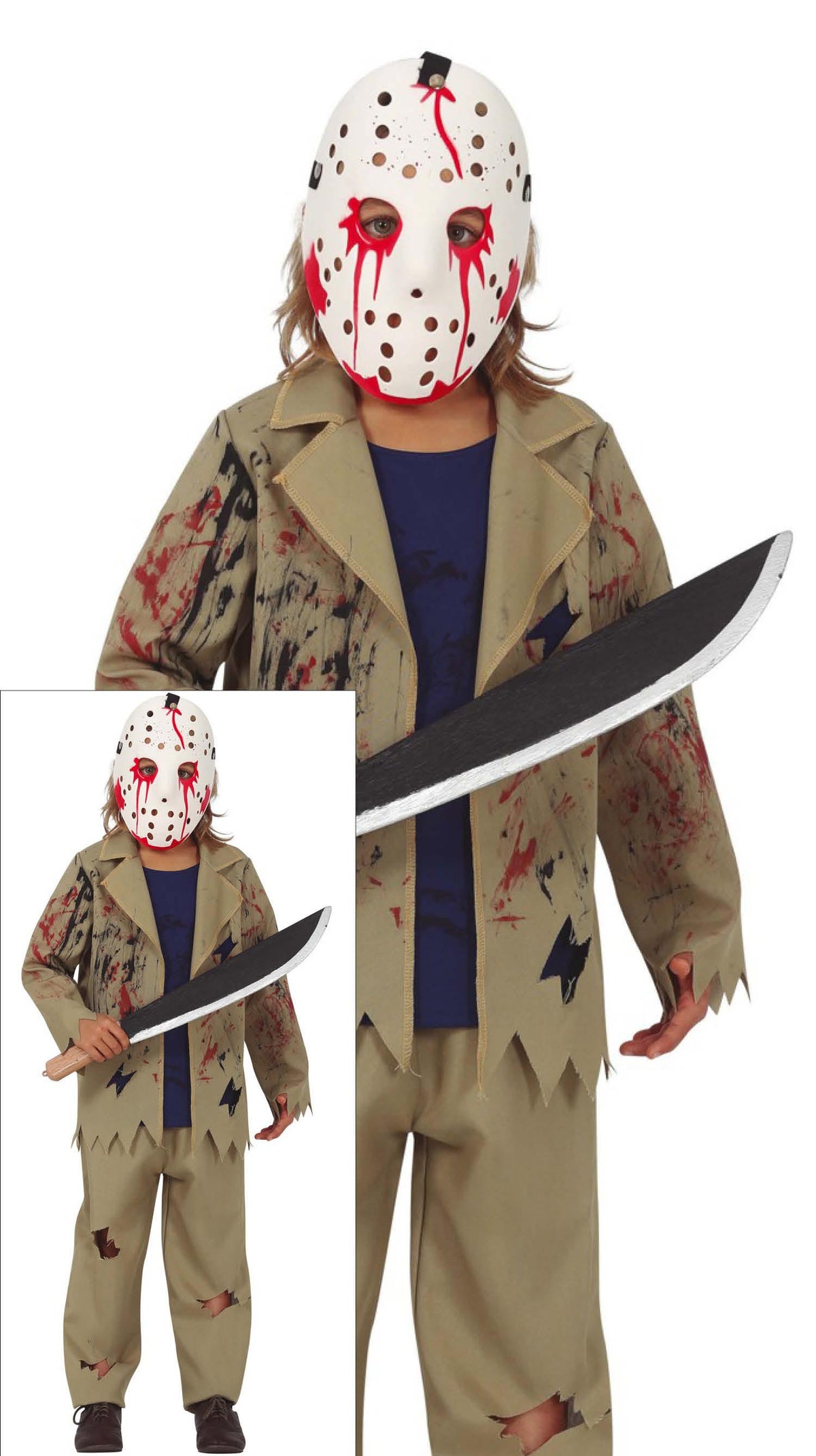 Kinderkostuum Jason horror killer