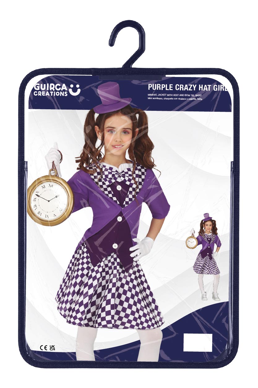 Kinderkostuum Mad Hatter meisje - foto 4