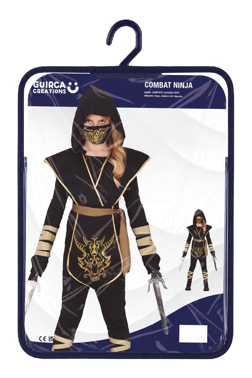 Kinderkostuum ninja meisje - foto 4